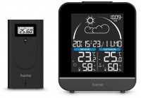 La Gomera Wetterstation mit Außensensor schwarz