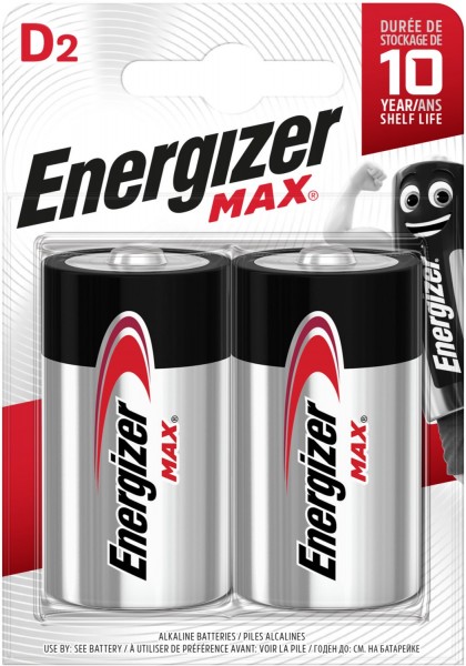 Max D Mono-Batterie 2er Blister
