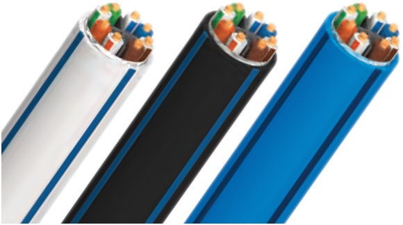 CAT600 FMJ Spule (152m) Netzwerkkabel weiß