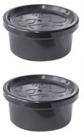 Deckel Glaskaraffen 2er Set Wasser Zu-/Aufbereiter-Zubehör