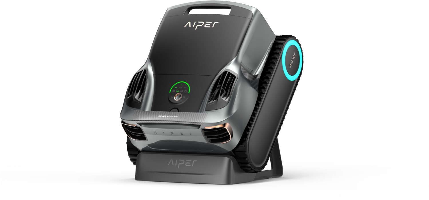 Aiper Scuba X1 Pro Max - EU - Poolroboter, bis zu 300 m² - Schwarz