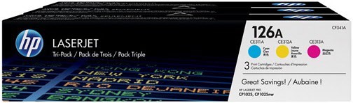 Nr. 126 A Toner 3er-Pack 3 farben