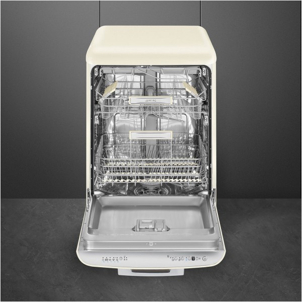 Smeg LVFABCR3 Stand-Geschirrspüler 60 cm creme / B | EURONICS