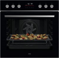 OU5PE42AB Einbau Elektro-Herd schwarz, 71 l, Pizza-Stufe, schnelles Vorheizen, Heißluftgrill, 59,5 cm breit, A+