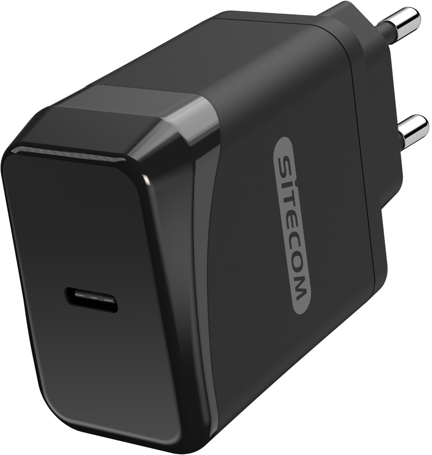 CH-014 USB Wall Charger (18W) 1x USB-C PD schwarz