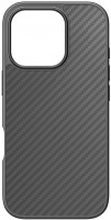 Cover Robust Carbon für iPhone 16 Pro schwarz