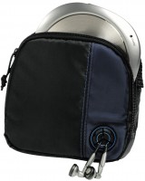 CD Player Bag + 3 CDs schwarz/blau