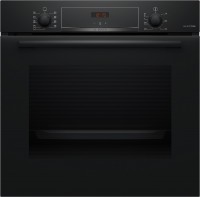 HBA4340B3 Einbaubackofen schwarz, 71 l, Pizza-Stufe, schnelles Vorheizen, 59,4 cm breit, A+