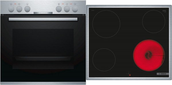 HND210CS62 Herdset bestehend aus HEA510BS2 + NKE645GA2E edelstahl + edelstahl