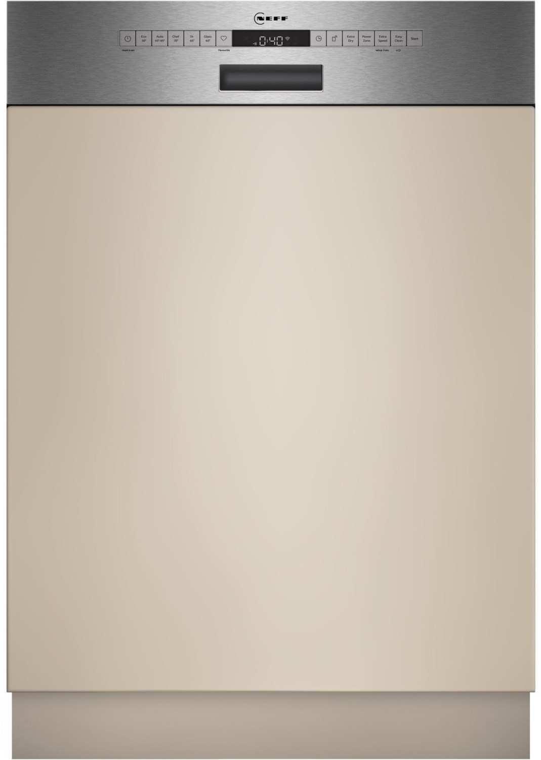 Image of S145ECS01E Teilintegrierter Einbau-Geschirrspüler 60 cm edelstahl / B