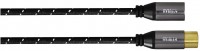 XLR Stecker - XLR Kupplung (0,5m) XLR-Kabel anthrazit