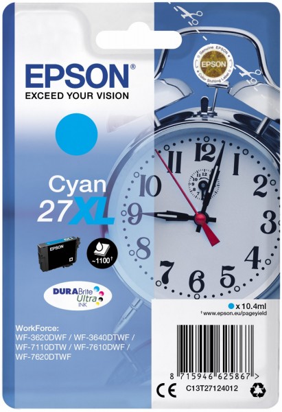27XL DURABrite Ultra Tintenpatrone cyan