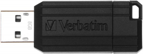 PinStripe USB 2.0 Drive (8GB) Speicherstick schwarz