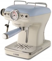 Vintage Espressomaschine Siebträgermaschine blau, 15 bar, 0,9 l