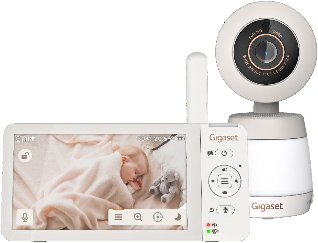 Baby 700 Connected Video-Babyphone cream white/bronze