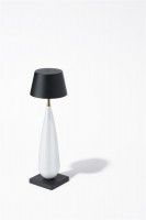 Perla de Sevilla Negro Tischleuchte schwarz