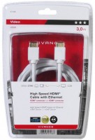 47/10 30GW HDMI-Kabel (3,0m) vergoldet weiß