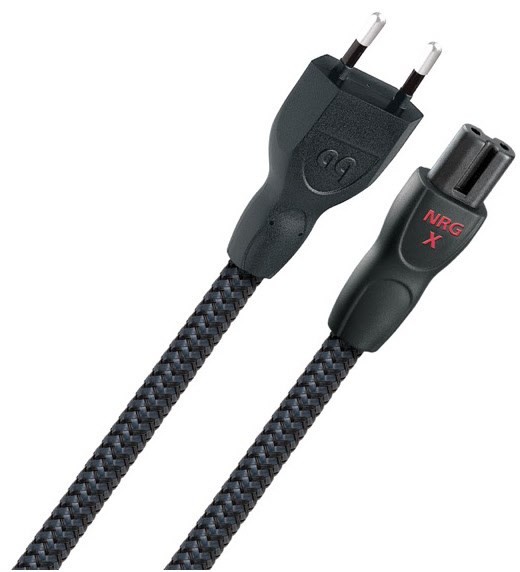 NRG-X2 EU C-7 (1,8m) Netzkabel schwarz/grau