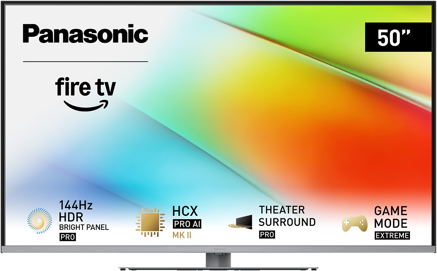 TV-55W93AE8 139 cm (55") LCD-TV mit Full Array LED-Technik silber, 4K Ultra HD, Smart-TV, 120 Hz, DVB-T2/DVB-C/DVB-S2, Sprachsteuerung