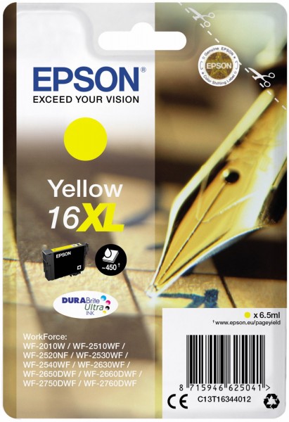 16XL DURABrite Ultra Tintenpatrone gelb