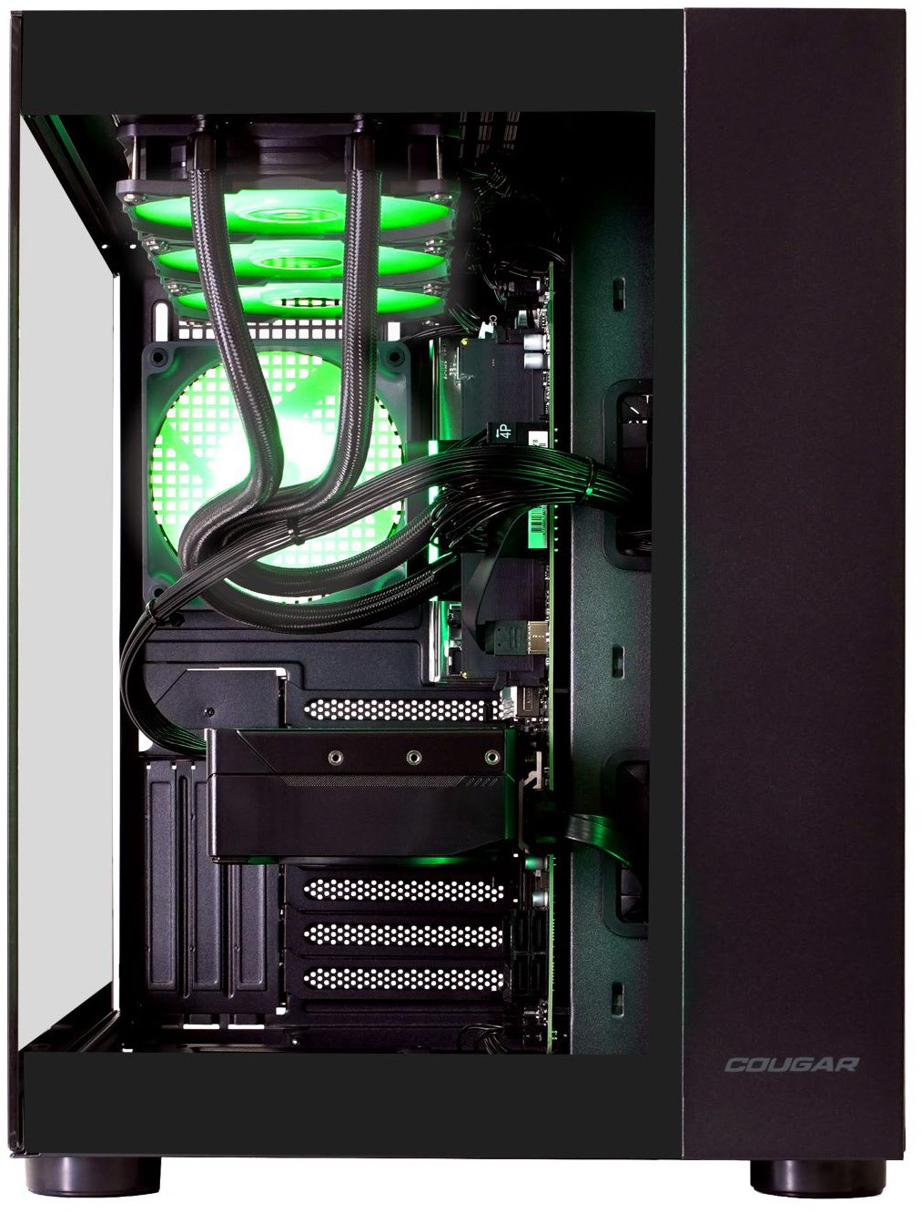 COUGAR FV150 BK 7895 Gaming PC schwarz, 32 GB RAM, 1000 GB SSD, nVidia GeForce RTX 5070 (12 GB), Windows 11, Wi-Fi 6E (802.11ax)