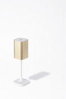 Mini Milano Oro e Perla Tischleuchte perlweiß/gold