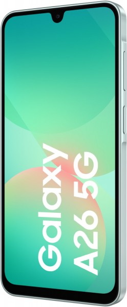 Samsung Galaxy A26 5G (128GB) Smartphone mint, 6 GB RAM, 50 MP