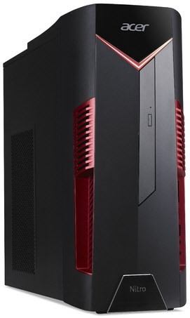 Nitro N50-600 (DG.E0MEG.0A2) Gaming PC schwarz/rot, Intel Core i7, 16 GB RAM, 1024 GB SSD, nVidia GeForce RTX 2060 (6 GB), Windows 10