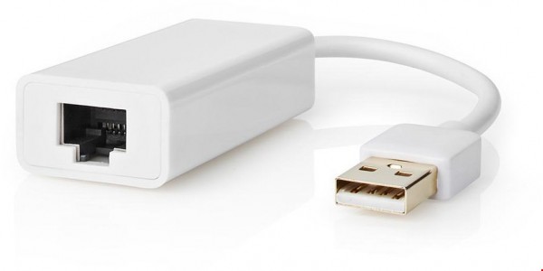 CCGB60950WT02 USB-2.0-Adapter weiß USB-A-Stecker>RJ45-Buchse