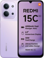 Redmi 15C 5G (4GB+256GB) Smartphone dusk purple, 50 MP Kamera, 6,9 Zoll Display, 69,63 Std. Akku