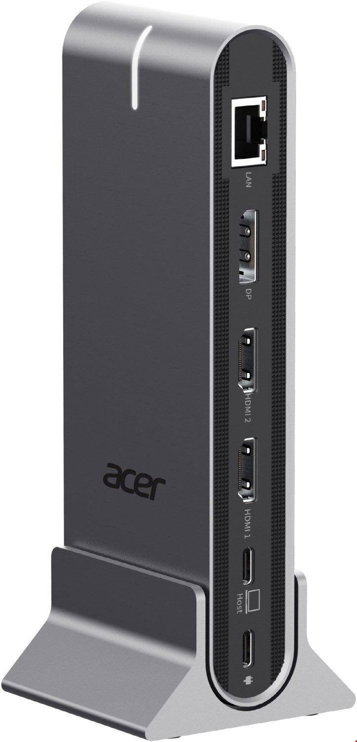 15-in-1 USB Type-C Dockingstation silbergrau