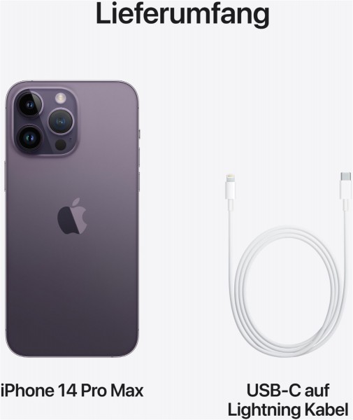 Apple iPhone 14 Pro Max (128GB) dunkellila | EURONICS