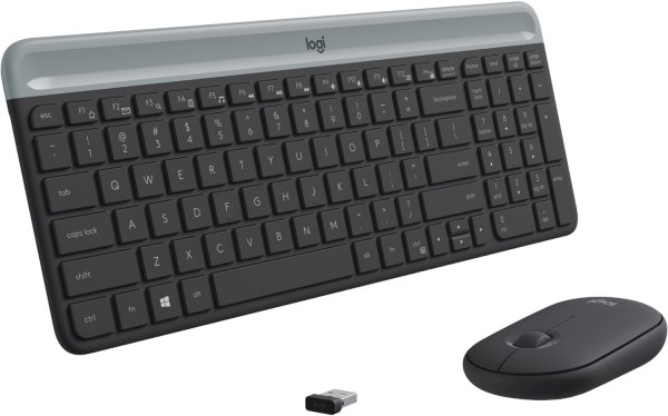 MK470 Slim Combo (DE) Kabelloses Tastatur-Set grafit