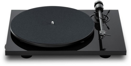 Image of E1.2 Phono Plattenspieler inkl. Pick it MM E Tonabnehmer hochglanz schwarz