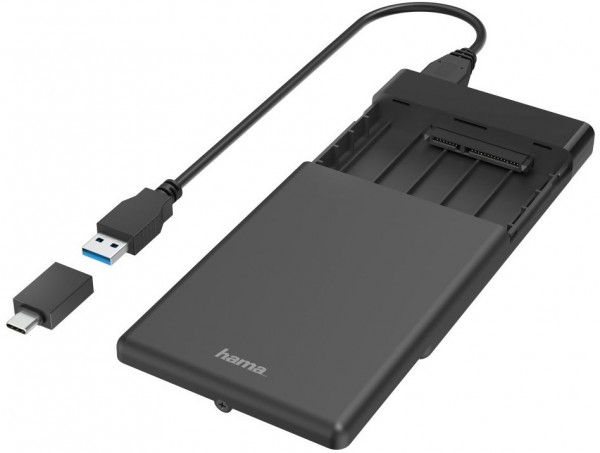 Hama USB-Festplattengehäuse für 2,5 SSD- und HDD-Festplatten
