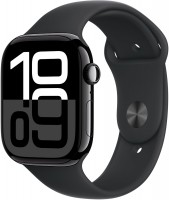 Watch Series 10 (46mm) GPS Aluminium mit Sportarmband M/L diamantschwarz/schwarz