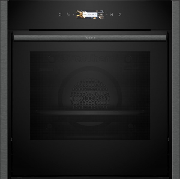 B54CR71G0 Einbaubackofen graphit, Pizza-Stufe, schnelles Vorheizen, Heißluftgrill, Hefeteig-Gärstufe, Brotback-Stufe, WLAN