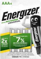 NiMH Universal AAA 500mAh Akku 4er Blister