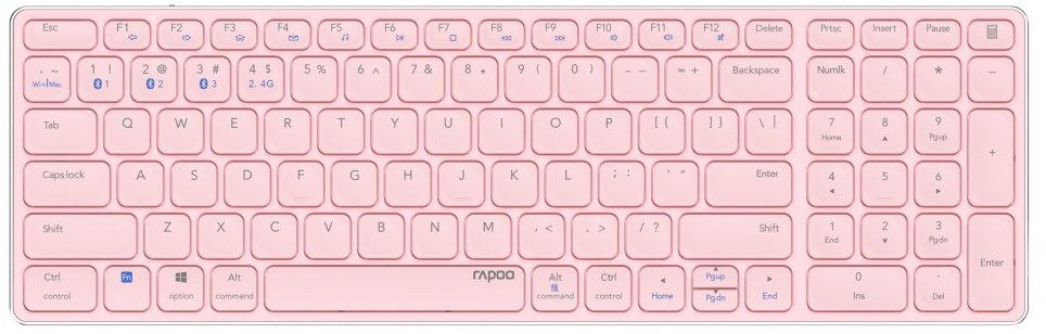 E9700M (DE) Kabellose Tastatur pink
