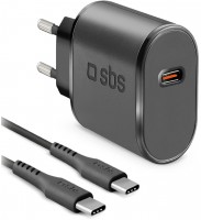 USB Type-C Ladegerät (15W) inkl. USB Type-C Kabel schwarz