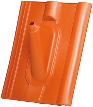 Frankfurter Pfanne mit Dachdurchf. rot