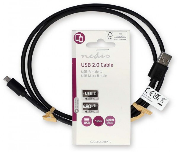 CCGL60500BK10 USB-Kabel (1m) schwarz