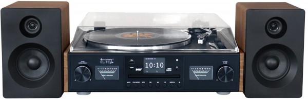 PL920 Hifi-System schwarz-holz