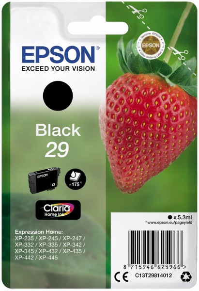29 Claria Home Tintenpatrone schwarz