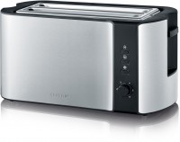 AT 2590 Langschlitz-Toaster edelstahl-gebürstet/schwarz