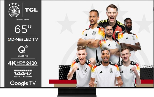 65C79N 164 cm (65") Mini LED-TV, 4K Ultra HD, Smart-TV, HDR-Wiedergabe, 144 Hz, DVB-T2/DVB-C/DVB-S2