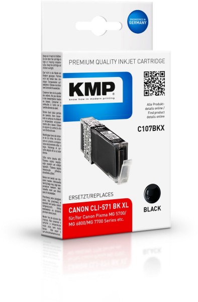 C107BKX Tintenpatrone schwarz