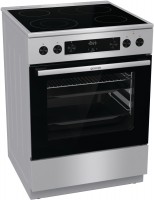 GECS6C70XPA Elektroherd mit Glaskeramikfeld edelstahl, 71 l, Pizza-Stufe, schnelles Vorheizen, Heißluftgrill, 60 cm breit, A, ADVANCED LINE