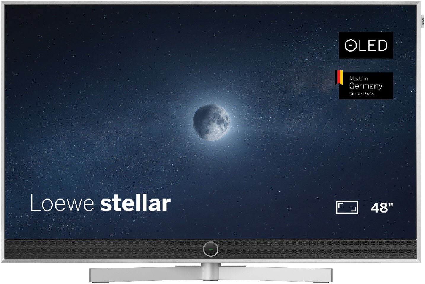 Loewe stellar. 48 dr+ - 48 Zoll 4K OLED TV (121 cm) (META-OLED, 144Hz, HDMI 2.1, Tizen OS, SSD-Speicher, Twin-Tuner, Dolby Atmos)