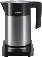 TWK7203 Wasserkocher edelstahl/schwarz